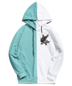 dual color crybaby hoodie 1831 - Lil Peep Shop