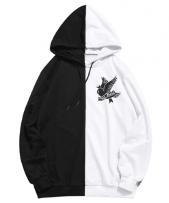 dual color crybaby hoodie 2178 - Lil Peep Shop