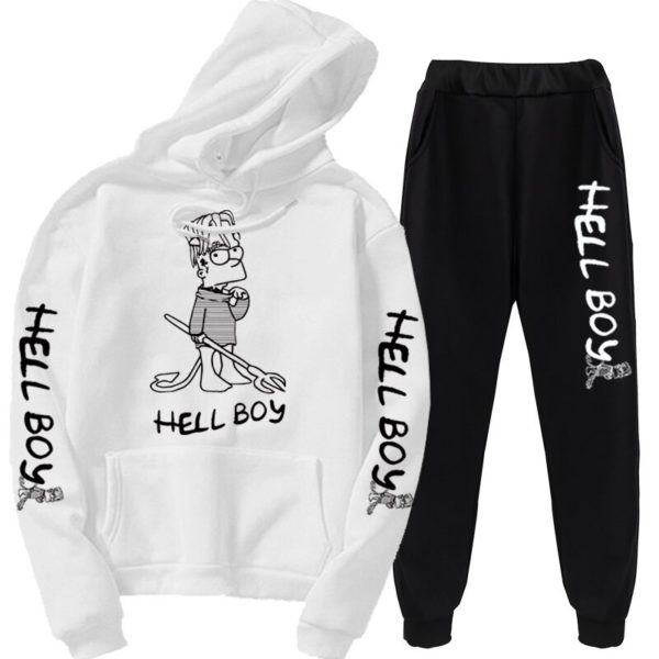hellboy hoodie &amp sweatpants 5142 - Lil Peep Shop