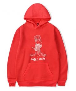 hellboy pullover hoodie 3470 - Lil Peep Shop