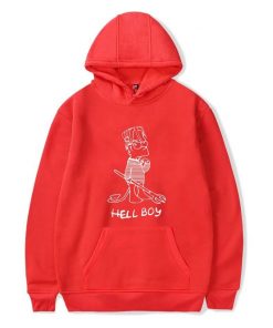 hellboy pullover hoodie 6959 - Lil Peep Shop