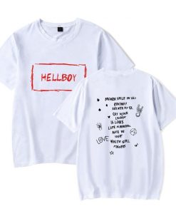 lil peep hellboy cowys t shirt 6200 - Lil Peep Shop