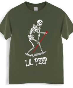 lil peep skeleton t shirt 7659 - Lil Peep Shop